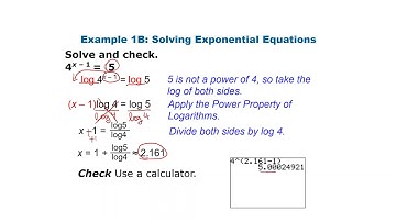 7 5 Exponential and logarithmic equations and inequalities