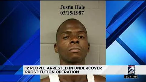 12 people arrested in undercover prostitution operation