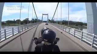 Road trip Moto Drôme - Gorges de l&#39;Ardèche - Grotte Chauvet - BMW R 1200 CL - Danielle &amp; Yannick