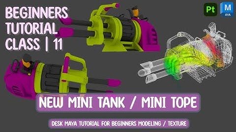 mini tank / mini tope class 11 | tutorial for beginners | substance painter texturing