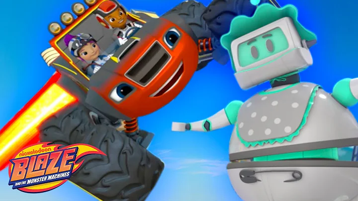 Special Mission Blaze Rescues A Robot Baby! 👶 | Blaze and the Monster Machines
