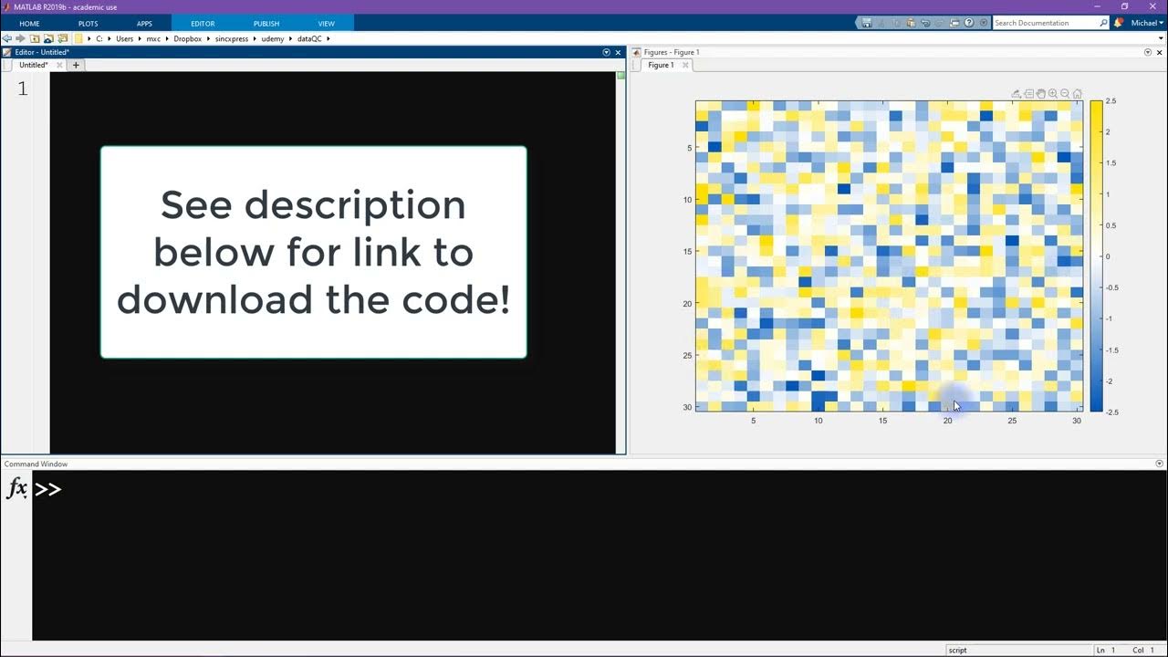 Ukraine flag custom colormap in Python and MATLAB - YouTube