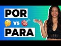 Por vs para how to use spanish prepositions 