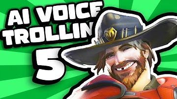 HILARIOUS AI Voice Trolling 5 (Overwatch 2)