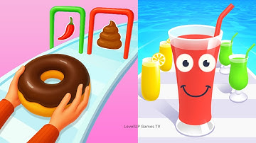 Juice Run VS Bakery Stack Cooking Games - All Levels SpeedRun Android iOS Gameplay Ep32