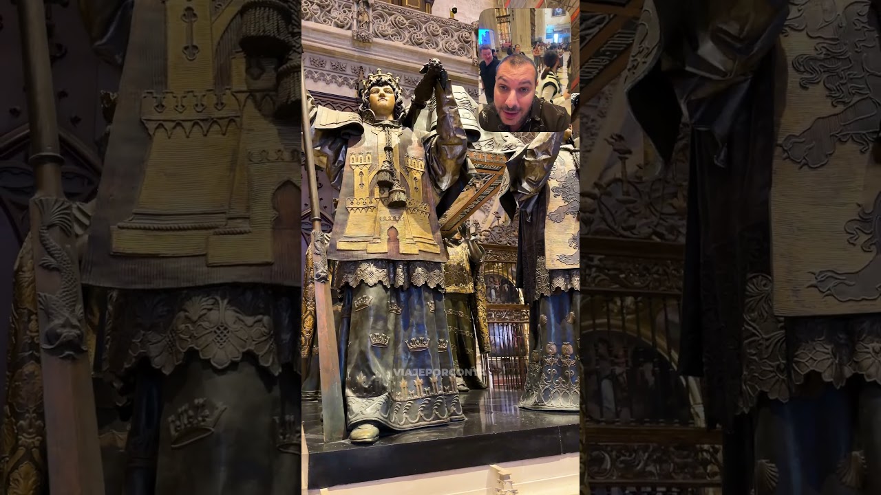 Os mistérios do impressionante túmulo de Cristóvão Colombo na Catedral de Sevilha #Shorts