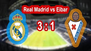 Real madrid vs Eibar