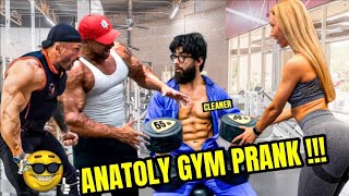 Anatoly prank ✨✨ in gym 😜🤫 || @vladimirfitness