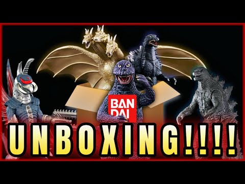 5 NEW Bandai GODZILLA Figures to UNBOX!!!
