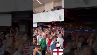 Elated England Fans Celebrate Teams Win Over DR Congo