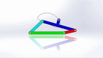 4 bar mechanism path trace | Siddharth Rami