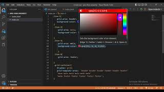 Grid-Area-property, with very easy steps, after watching this video you'll be able create Grid-Area.