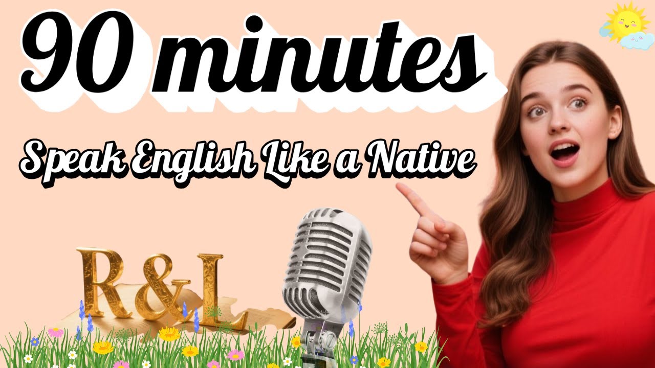 90 Minutes Speak English Like a Native | Daily English Practice - YouTube