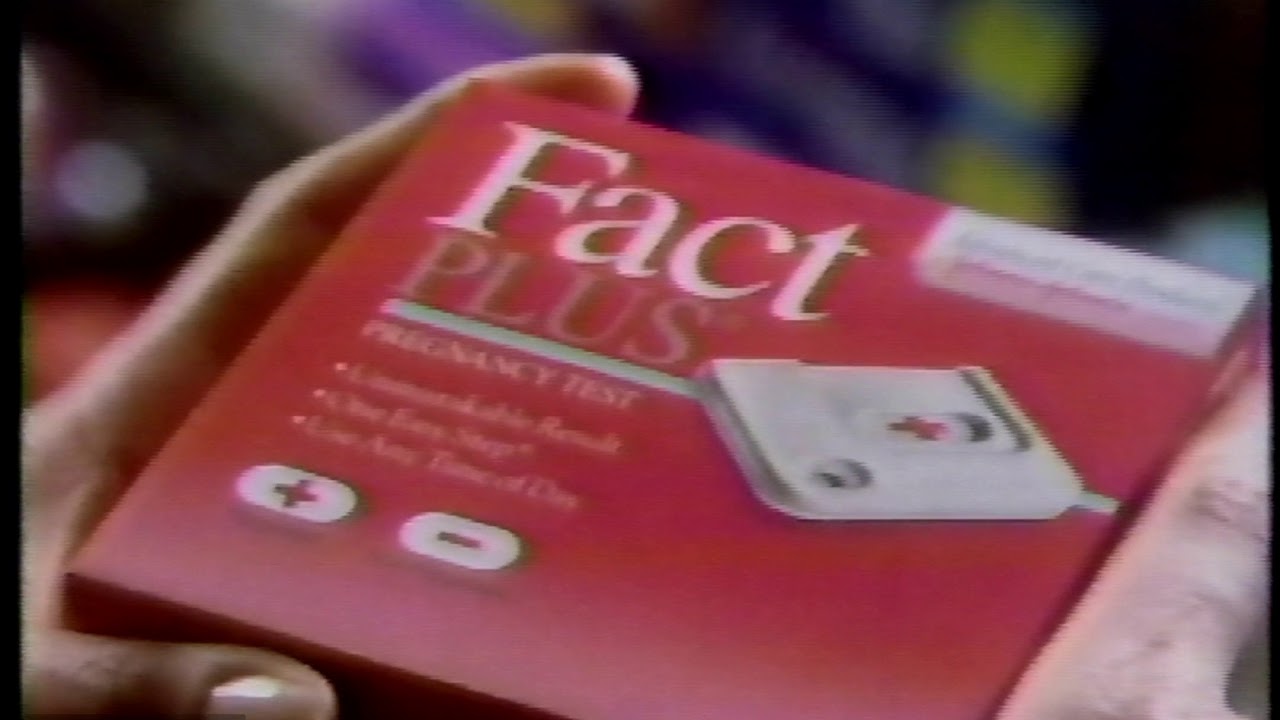 1995 Fact Plus Home Pregnancy Test Commercial - YouTube