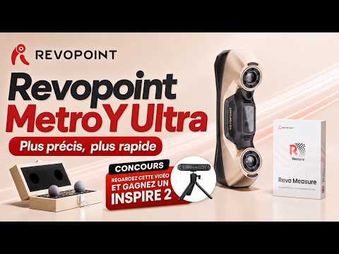 J'ai testé le Revopoint MetroY Ultra - et je vous fais gagner un scanner 3D INSPIRE 2