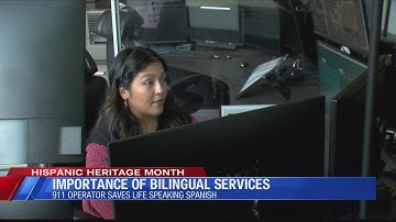 When the translation system failed, this 911 officer used her native language to help save a life