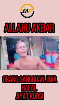 Lagi Viral! Orang Gila Hafal Ayat Kursi #shorts