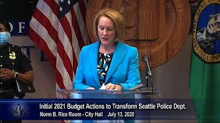 Seattle mayor: police cuts plan 'not responsible'