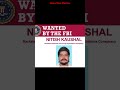 The FBI has declared Nitish Kaushal as Wanted #NitishKaushal #Kaushal #Nitish #immigrants #canada