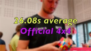 4x4 Average: 26.08 - Mats Valk