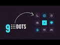 9 Dots Navigation Menu using Html CSS &amp; Javascript