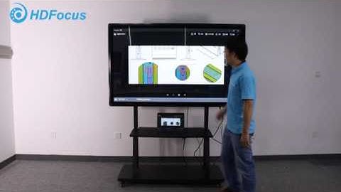 HDFocus Interactive Whiteboard black frame demo video