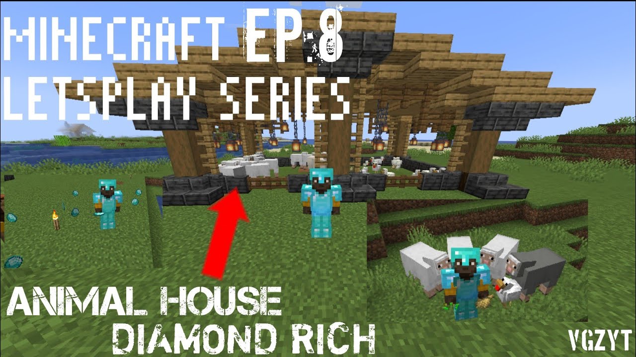 |MINECRAFT LET'SPLAY SERIES||EP:8||ANIMAL HOUSE||VGZYT| 