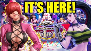 King of Fighters ALLSTAR 4th Anniversary Update XV Shermie and Lady Choi