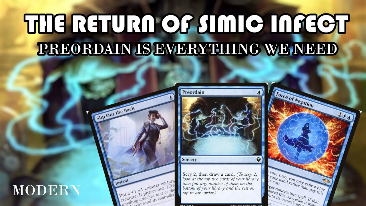 SIMIC INFECT IS BACK!! Preordain is everything we need to play the good