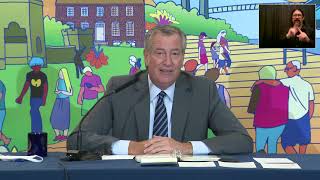Mayor de Blasio Hosts Media Availability