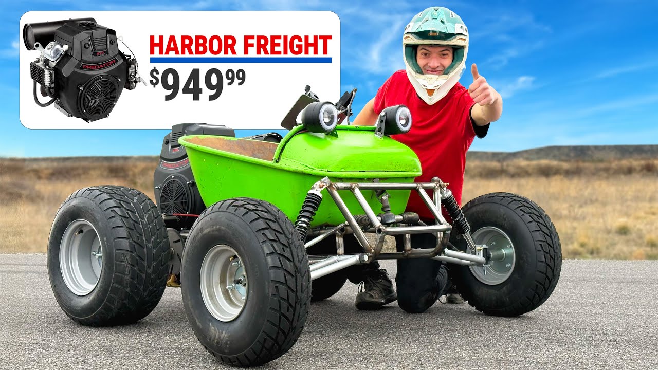 Я усовершенствовал свой картинг Harbor Freight Go Kart до максимума!