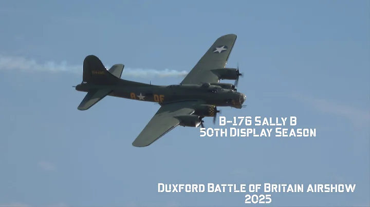 4K  B-17G Sally B at Duxford Battle of Britain airshow 2025