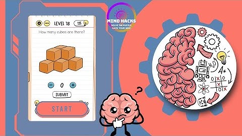 Brain Test: How many cubes are there? | Level 78