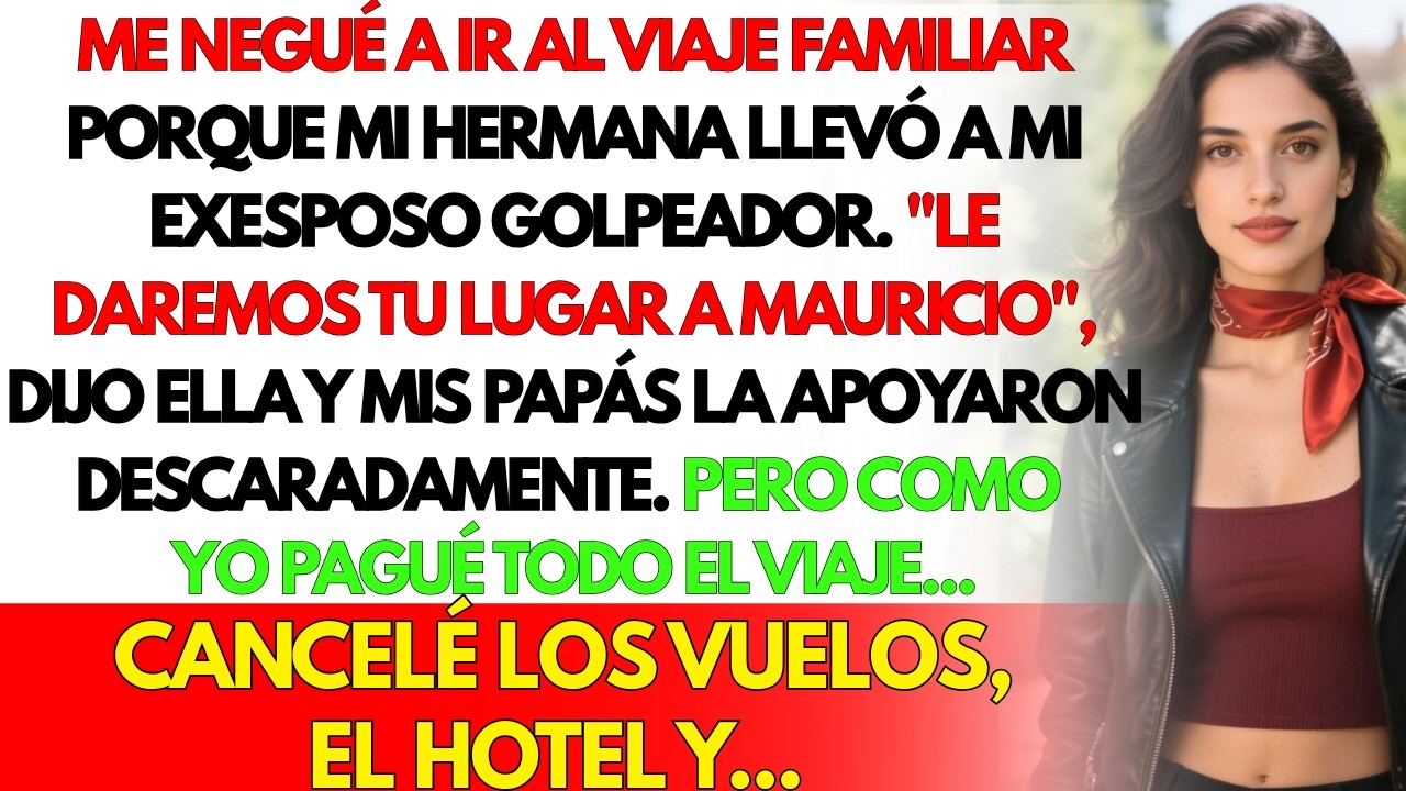 No fui a las vacaciones pues mi hermana llevó a mi ex-esposo abusivo. Así que yo. | Reddit Dramático