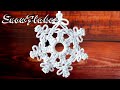 Macrame tutorial: DIY Macrame SnowFlakes | Snowflake Ornament | Easy