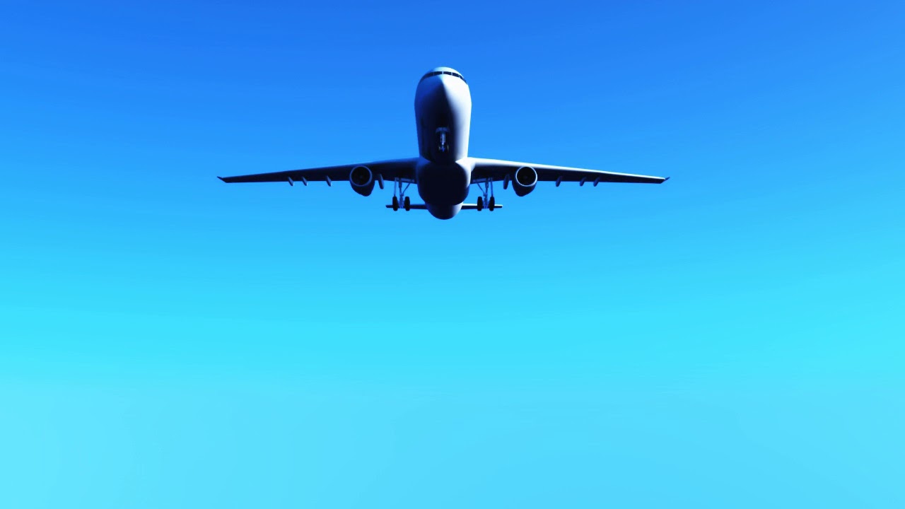 Airplane Animation - Copyright Free Stock Footage Clip - YouTube