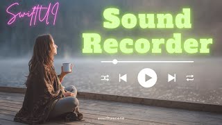 🎙️ Sound Recorder Record, Visualize & Play in Style with SwiftUI | Real Time FFT & Audio UI