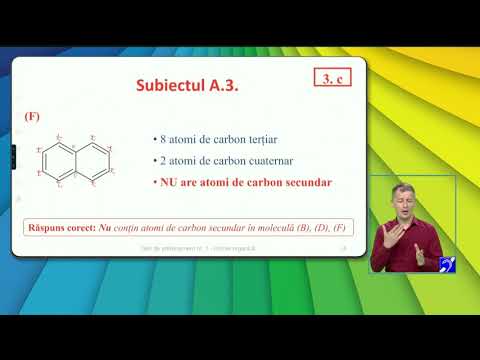 TeleŞcoala: Chimie organică clasa a XII-a – Test de antrenament nr. 1 – partea I (@TVR2)