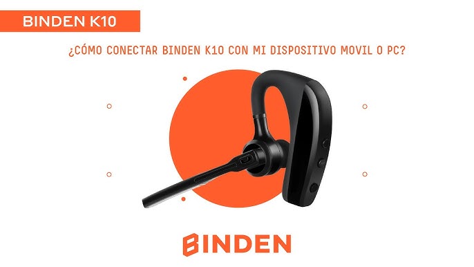 Manos Libres Bluetooth Binden K10 con estuche