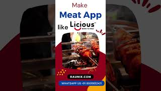 how to make app like licious | How to make Meat delivery app #raunix #makemeatapp screenshot 4