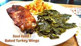 I hope you enjoy this recipe for soul food baked turkey wings. they're
crispy, flavorful, and super easy to make! ingredients: wings 1 lemon
cut in ha...