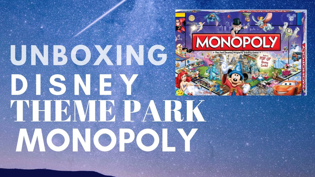Unboxing Disney's Theme Park Edition Monopoly! YouTube