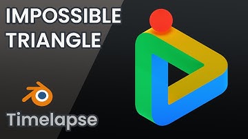 Making of Impossible Triangle - Blender - [ Timelapse ]
