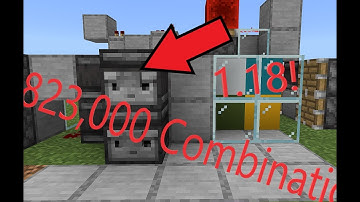 How to make a COLOR COMBINATION LOCK in Minecraft Bedrock!!!
