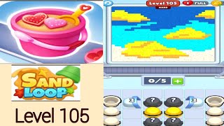 Sand loop level 105 blue sky walkthrough solution 