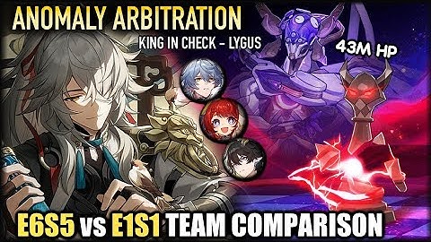 Jingyuan vs Anomaly Arbitration (43M HP Lygus) | E6S5 vs E1S1 Team Showcase | Honkai Star Rail 3.6
