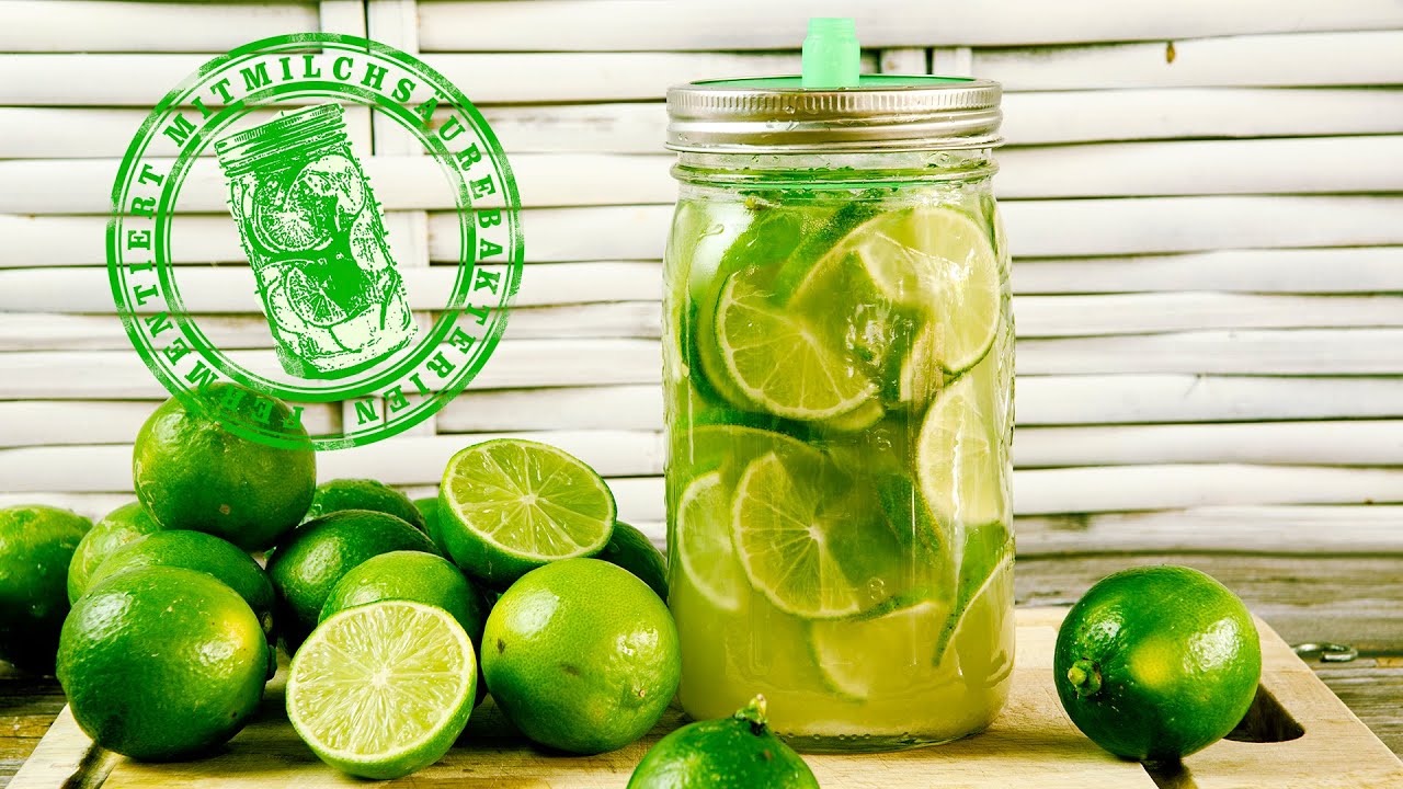 Fermentierte Limetten als Erfrischungsgetränk - Wie schmeckt das?