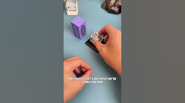 Could you tell me how this sword goes through the box to retrieve the ring?#puzzle#iq#iqtest