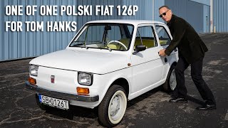 Tom Hanks Presenting His One of One 1974 Polski Fiat 126p