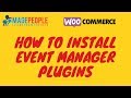 How to install woocommerce event manager plugins  mage people